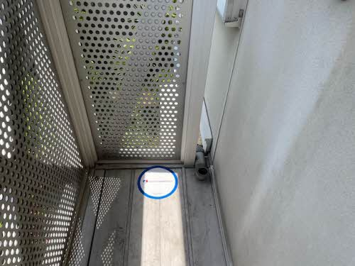 ラヴェール杏のバルコニー