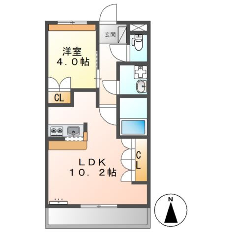 ル・クプルⅡの間取り