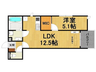 カーサフォレスタ塚口の間取り