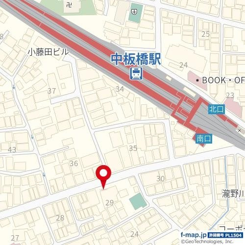 【地図】 | グラディート中板橋