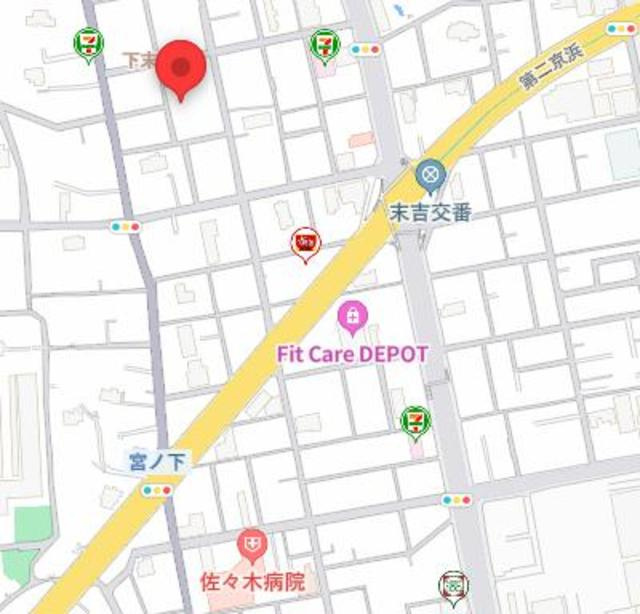 メゾンときわの地図