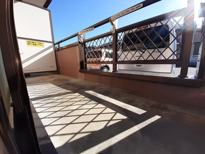 【バルコニー】 | サンリッチ青山 | バルコニー付きです