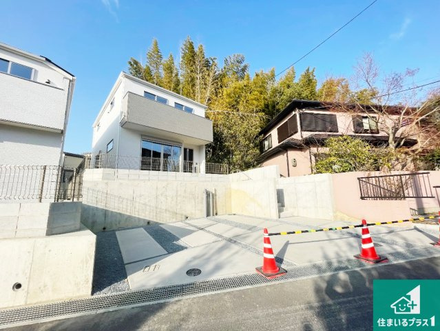 八幡市八幡石不動　第1期　新築一戸建ての外観|お客様に長く安心して住んでいだだける事にこだわった家づくり！住んでからのアフターサービスにもしっかりと取り組んでいます！