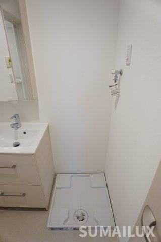 熊本市中央区渡鹿７丁目のアパートの洗面所