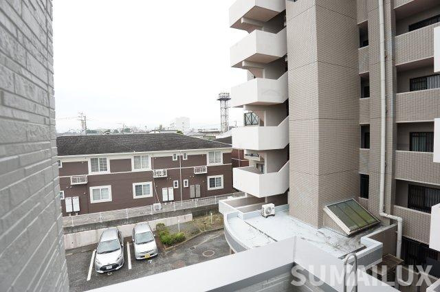 熊本市中央区渡鹿７丁目のアパートの展望