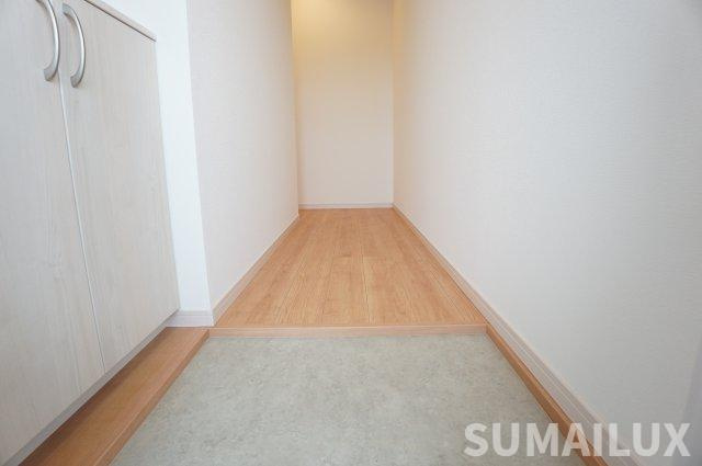 熊本市中央区渡鹿７丁目のアパートの玄関