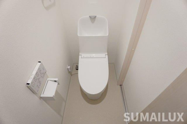 熊本市中央区渡鹿７丁目のアパートのトイレ