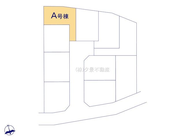 《仲介手数料無料》緑区大字三室615-1新築一戸建てハートフルタウンの区画図