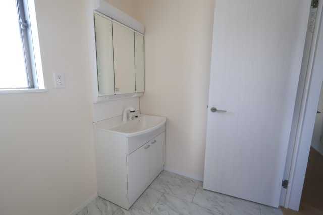 《仲介手数料無料》緑区大字三室615-1(F号棟)新築一戸建てハートフルタウンの浴室