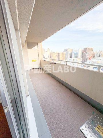 イルプリモ桜川のバルコニー