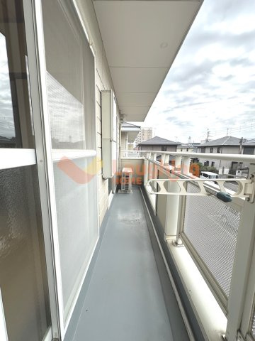 サンハイツ小森野Aのバルコニー|落ち着いた時間を過ごせるバルコニーです