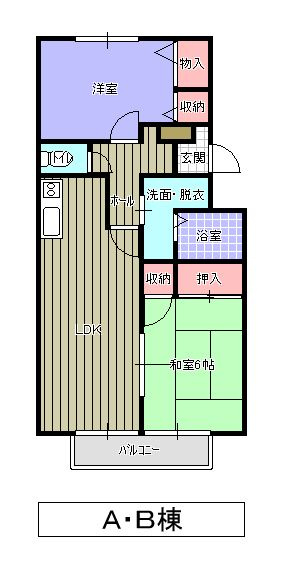 サンハイツ小森野Aの間取り