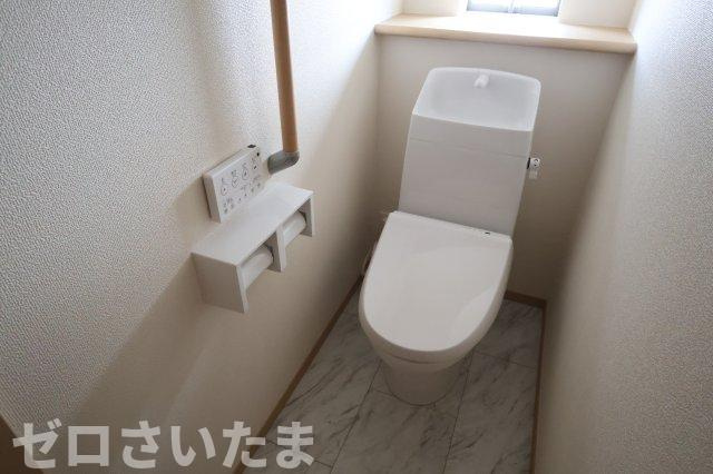 《仲介手数料無料》緑区大字三室615-1新築一戸建てハートフルタウンのトイレ
