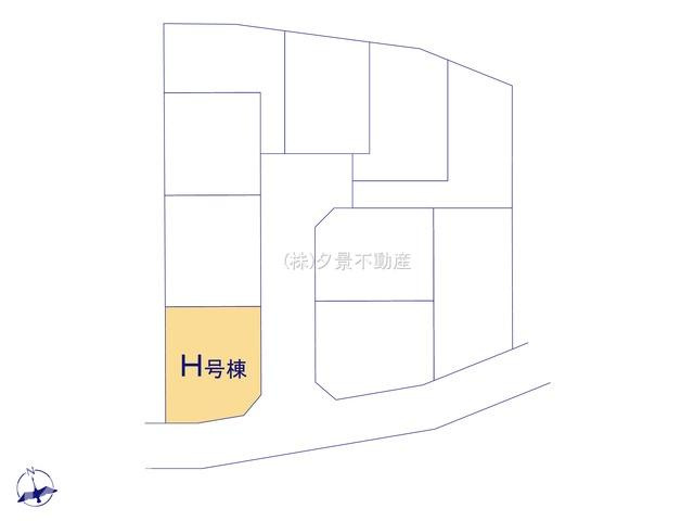 《仲介手数料無料》緑区大字三室615-1新築一戸建てハートフルタウンの区画図