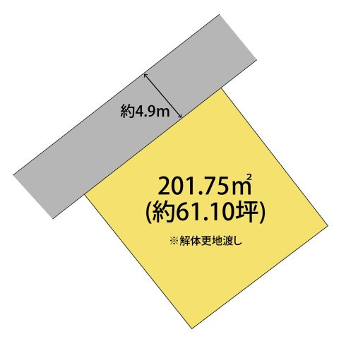 和歌山市紀三井寺・土地・126869の区画図