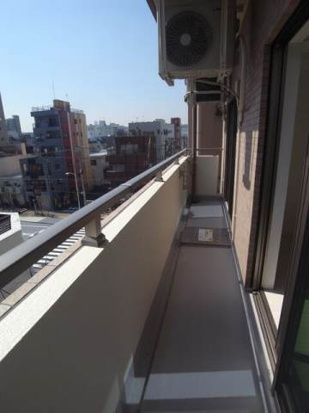 リベルテ押上のバルコニー