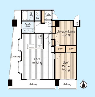 【間取り】 | ライブリー渋谷桜丘