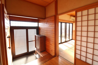 【玄関】 | 桜川市加茂部7DK中古住宅