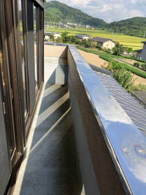 【バルコニー】 | 桜川市加茂部7DK中古住宅