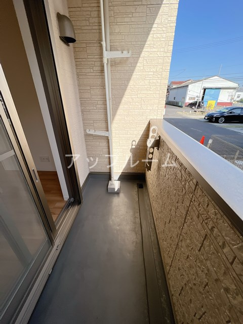 ソシア守山Ⅱのバルコニー