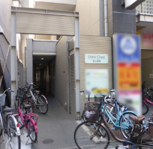 ディオレクレスト東心斎橋のエントランス
