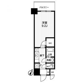 アーデンタワー靭公園の間取り