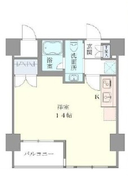 ベルメゾン上野松が谷の間取り|間取りです。