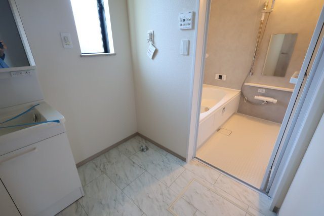 《仲介手数料無料》北区吉野町２丁目192-11新築一戸建てハートフルタウンのランドリースペース|撮影日 2025年11月10日 15:00 晴れ