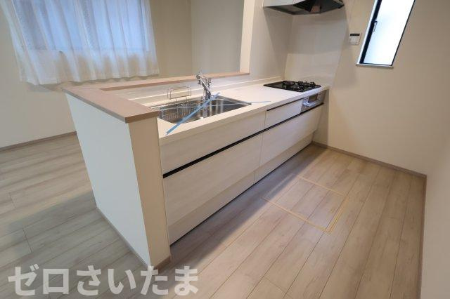 《仲介手数料無料》北区吉野町２丁目192-11新築一戸建てハートフルタウンのキッチン|撮影日 2025年11月10日 15:00 晴れ