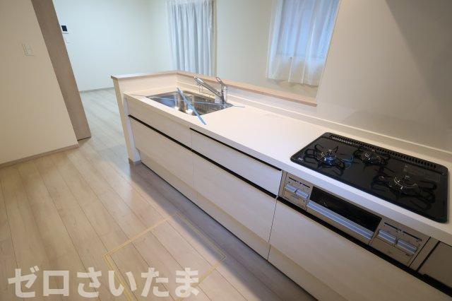 《仲介手数料無料》北区吉野町２丁目192-11新築一戸建てハートフルタウンのキッチン|撮影日 2025年11月10日 15:00 晴れ