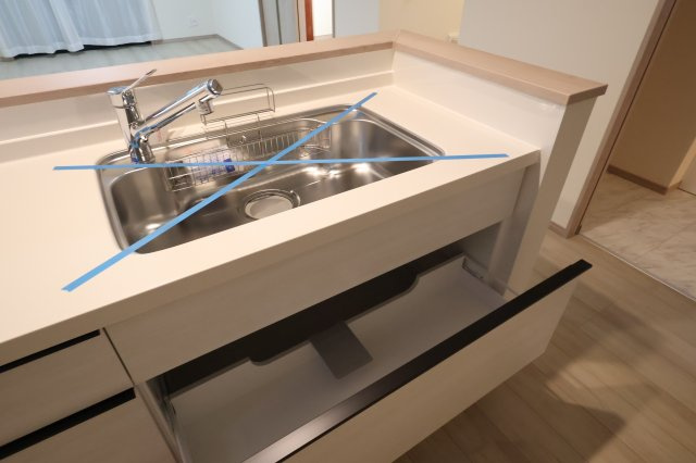 《仲介手数料無料》北区吉野町２丁目192-11新築一戸建てハートフルタウンのキッチン|撮影日 2025年11月10日 15:00 晴れ