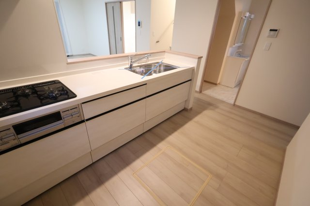 《仲介手数料無料》北区吉野町２丁目192-11新築一戸建てハートフルタウンのキッチン|撮影日 2025年11月10日 15:00 晴れ