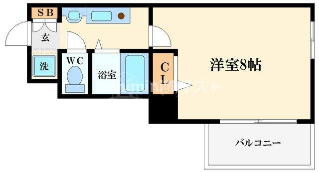 ドミール桜川Ⅱの間取り
