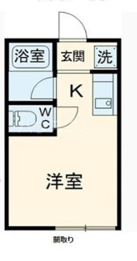 ドミシールＡｙａ五番館の間取り