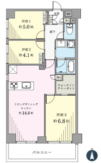 【間取り】 | 国立東壱番館　仲介手数料半額！
