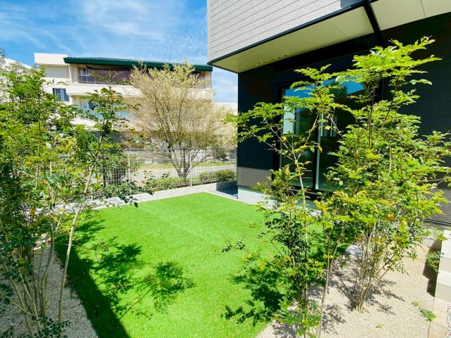 リナージュ／上益城益城町広崎第1期／３号棟の庭