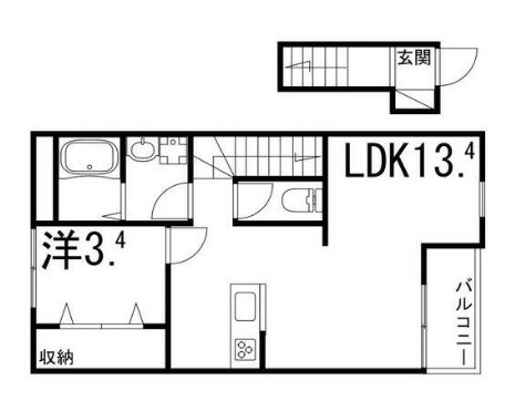 クリスタルハイツ土山の間取り
