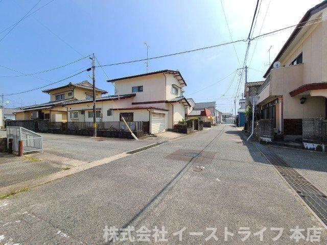 【新築戸建】【土日祝日オープンハウス開催中】　いわき市小名浜3期　全2棟　ラスト1棟！の前面道路含む現地写真|南東側5.9ｍ公道