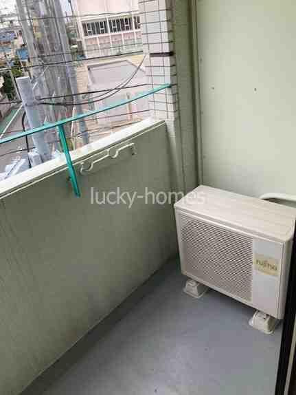 エメラルドマンションのバルコニー