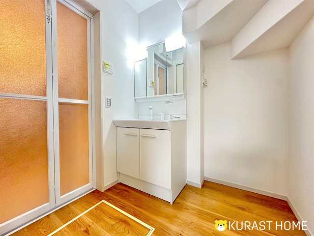 京都市西京区大原野上里鳥見町　新築戸建の洗面所