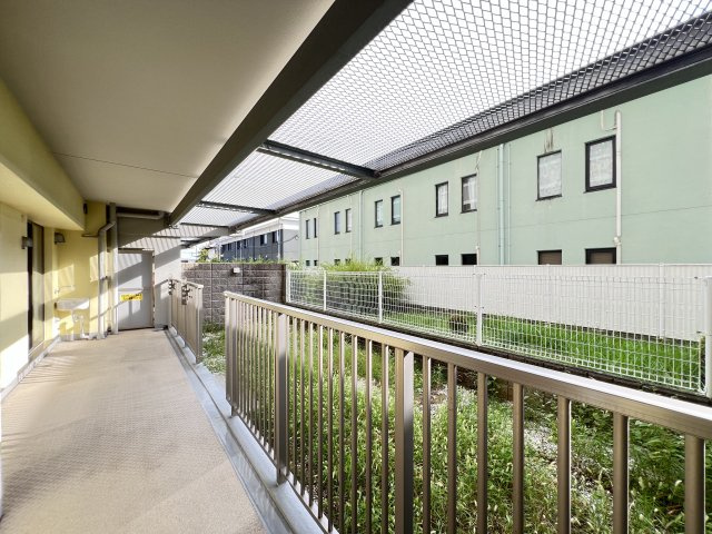 ウィルコート八木のバルコニー