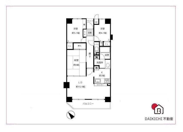 【間取り】 | ダイアパレス本庄