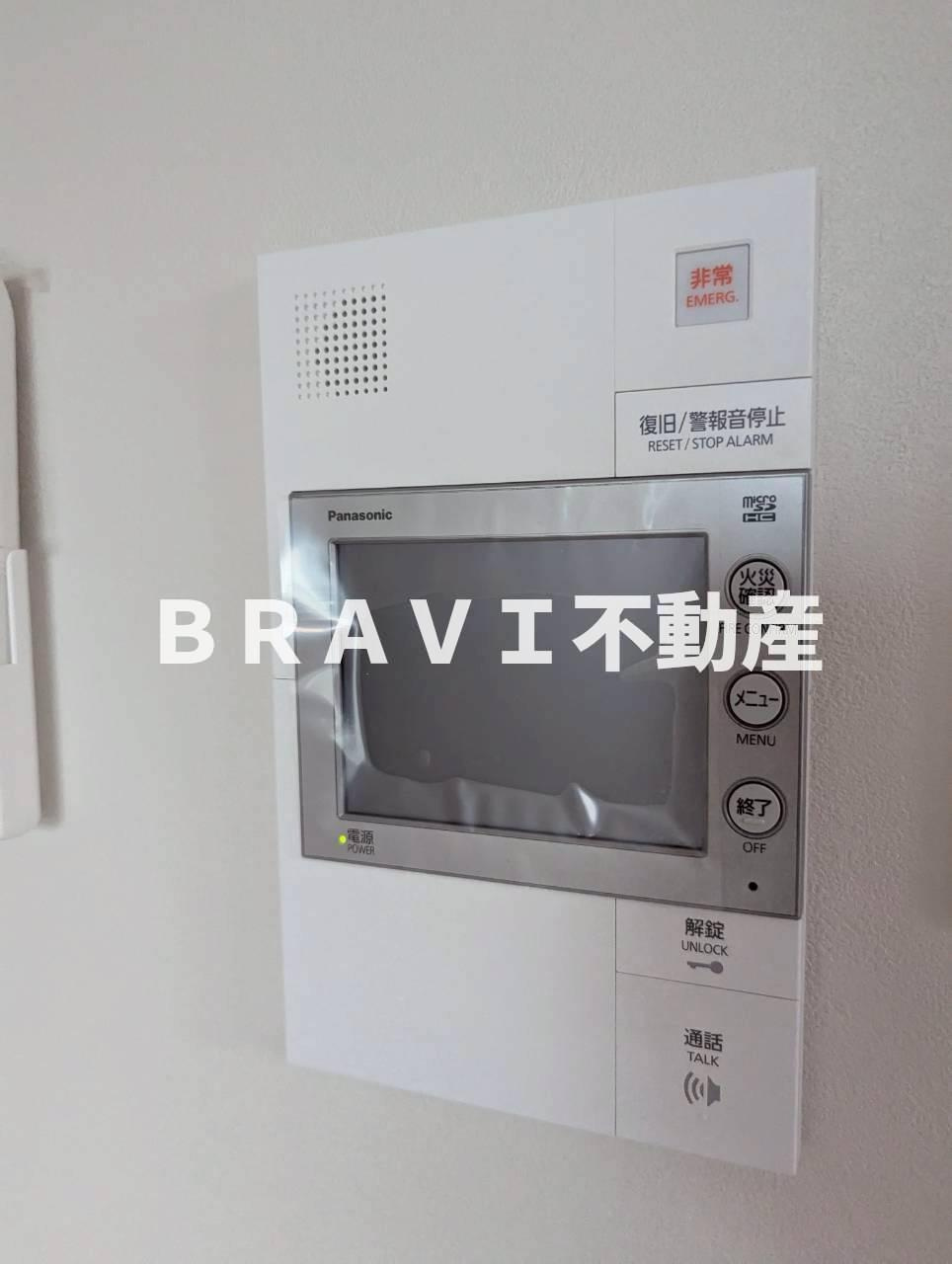 S-RESIDENCE天満橋ar BRAVI不動産のセキュリティ|カメラ付きインターホン
