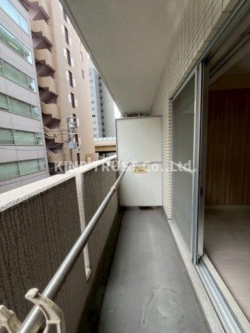 メゾンレッシュのバルコニー|お洗濯にも便利なバルコニー付き