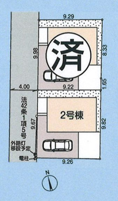 【区画図】 | 小平市鈴木町2丁目　新築戸建　全1棟