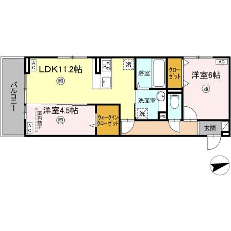 TORISIA上代の間取り