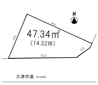 【間取り】 | 際川3丁目 貸土地