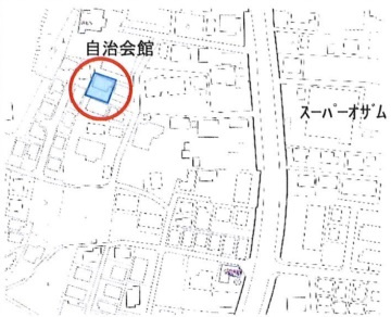 日の出町平井　売地の地図