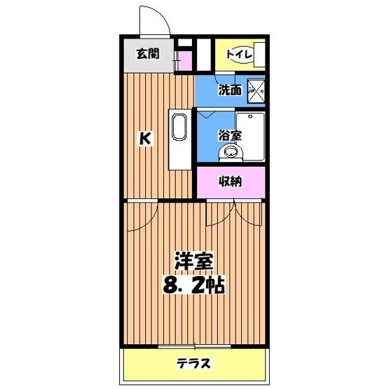 【間取り】 | アンプルールフェールK-1