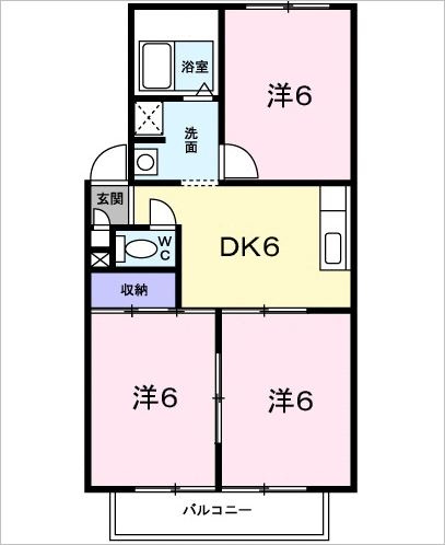 グリーンハイツ大久保の間取り